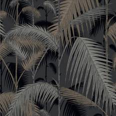 Cole & Son Palm Jungle Designtapete von and Black/ Silver nero/argento