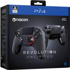 PlayStation 4 Gamepad Nacon Revolution Unlimited Nero Bluetooth/USB Gamepad Analogico/Digita