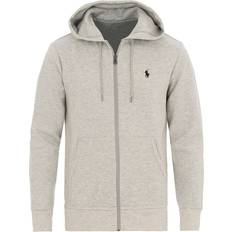 Polo ralph lauren double knit full zip hoodie Polo Ralph Lauren Big & Tall Double-Knit Full-Zip Hoodie - Lt Sport Heather