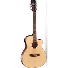 Cort GA-MEDX-12 Guitare électro-acoustique 12 cordes série Grand Régal Naturel pores ouverts