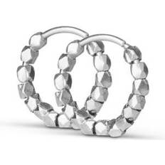 Mat Boucles d'oreilles Jane Kønig Bead Twist Boucle d'oreille Unique Argent JKBTEF18-S Femme 925 sterling silver