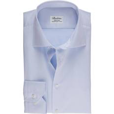 Stenströms Hemden Stenströms Fitted Body Shirt in Superior Twill - Light Blue