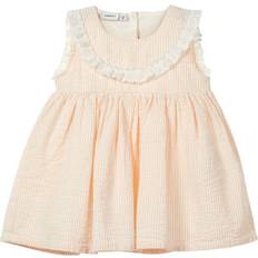 Name It Baby Striped Dress - Pink/Strawberry Cream (13164632)