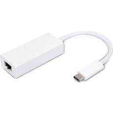 Vivanco USB C-RJ45 M-F 0.1m