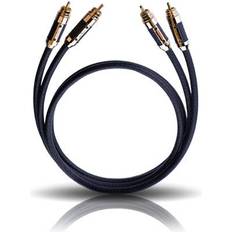 Oehlbach Black connection master 2RCA-2RCA 1m