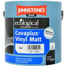 Johnstone's Trade Wall Paints Johnstone's Trade Ecological Covaplus Vinyl Matt Wall Paint, Ceiling Paint Black 5L