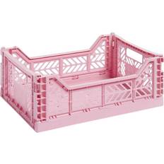 Gul Opbevaringsbokse Hay Colour Crate Medium Opbevaringsboks