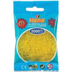 Hama Beads Mini Beads Transparent Yellow 2.5mm 501-14