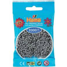 Billig Perler Hama Beads Mini Beads Grey 2.5mm 501-17