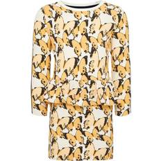 Name It Mini Butterfly Print Dress - Beige/Peyote (13163319)