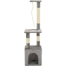 Mascotas vidaXL Rascador Para Gatos Con Poste 109 cm Beige