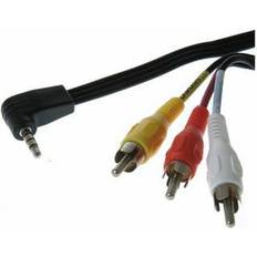 Qnect 3RCA-3.5mm Angled 2m