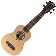 Sapeli Ukuleles Lag BABY TKU-130 Tiki Natural Soprano Ukulele