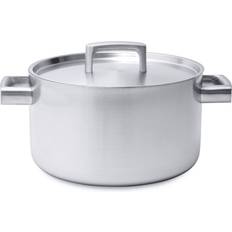 Ceramic Hob Stockpots Berghoff Ron 5-Ply with lid 6.1 L 24 cm