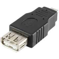 Cables Renkforce USB A-USB Micro-B M-F Adapter