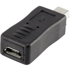 USB Micro B-USB Mini B M-F Adapter