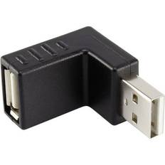 Renkforce USB A-USB A M-F Angled Adapter
