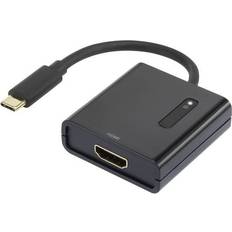 Renkforce USB C-HDMI M-F 0.2m