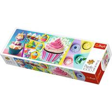 Trefl 1000 Piece Panorama Jigsaw Puzzle, Colourful Cupcakes