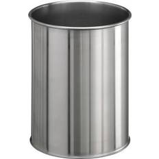 Nero Smaltimento rifiuti Durable Waste Basket Metal Round 15L