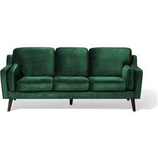 Beliani Lokka Velvet Sofa 204cm 3 Seater