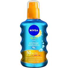 Kühlend Sonnenschutz Nivea Sun Protect & Refresh Invisible Cooling Spray SPF50 200ml