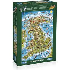 Maps Classic Jigsaw Puzzles Gibsons Best of British 1000 Pieces