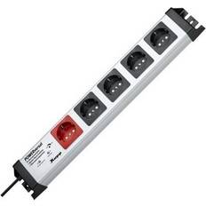 Silver Power Strips Kopp 227820012 5-way 1.4m