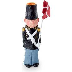 Soldat Medusa Copenhagen Soldat med flag Dekorationsfigur 19cm