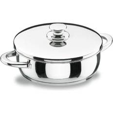 Silver Traktörgrytor Lacor Vitrocor med lock 7.5 L 36 cm
