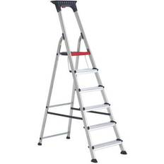 6 Escaleras de mano Altrex escalera de aluminio plegable Double Decker 6 peldaños DD6 Altura de trabajo 3.25m6 peldaños DD6 Altura de trabajo 3.25m