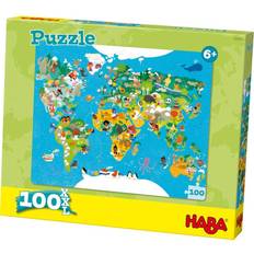 Haba World Map XXL 100 Pieces