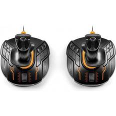 T.16000M FCS Space Sim Duo Joystick - Black/Orange