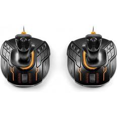 Best Flight Controls Thrustmaster T.16000M FCS Space Sim Duo Joystick - Black/Orange