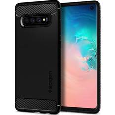 Samsung Galaxy S10 Cover per cellulari Spigen Case Rugged Armor Samsung Galaxy S10 Black