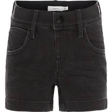 Name It Girls Pantaloncini di Jeans Salli - Nero - Blu