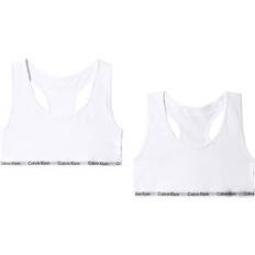 Calvin Klein Cotton Bralettes 2-pack - White