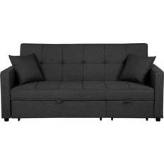 Divano Letto - Nero Divani Beliani Glomma Divano 207cm Divano 3 Posti