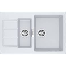 White Drainboard Sinks Franke Sirius SID 651-78 (114.0496.082)