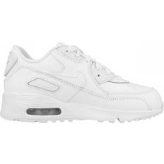 Air max läder Barnskor Nike Air Max 90 LTR PS - White