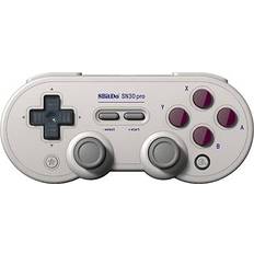 8Bitdo Controller SN30 Pro G Edition Bluetooth Colore Grigio chiaro