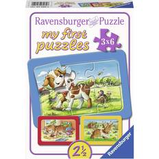 2 Klassieke Legpuzzels Ravensburger My Animal Friends 3x6 Pieces