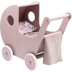 Dockvagnar Dockor & Dockhus Smallstuff Wooden Doll Stroller