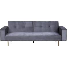 Rosa bäddsoffa Beliani Visnes Soffa 218cm 3-sits