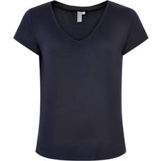 CULTURE T-shirt col V femme Poppy - Bleu