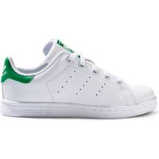 Hvite Joggesko Adidas Junior Stan Smith - Footwear White/Green/Green