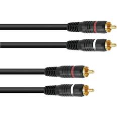 Kablar Omnitronic 2RCA-2RCA 0.3m