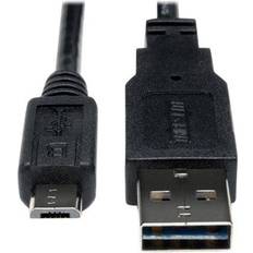 Tripp Lite Reversible USB A-USB Micro-B 5Pin 2.0 1ft