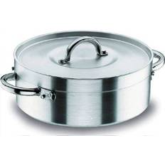 Aluminum Shallow Casseroles Lacor Chef with lid 8.15 L 30 cm