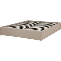 Beige Estructuras de cama Beliani Dinan